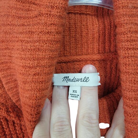 Madewell Womens Eastbrook Turtleneck Cross-Back Sweater XS - Picture 3 of 7